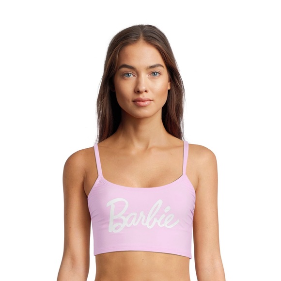 🎉HOST PICK🎉 BARBIE 🆕 Scoop Neck Midkini Swim Top w/High Waist Bottom Sm - Picture 1 of 6